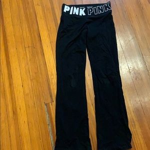 Pink yoga pants